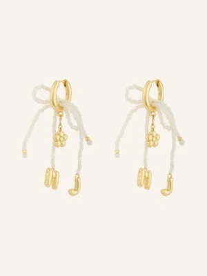 Marc Jacobs Kolczyki The Beaded Mj Ballon Earrings gold