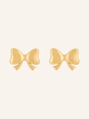 Marc Jacobs Kolczyki The Bow Stud Earrings gold