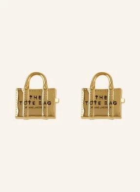 Marc Jacobs Kolczyki The Tote Bag Studs gold