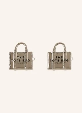 Marc Jacobs Kolczyki The Tote Bag Studs silber