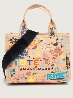 Marc Jacobs Kuferek The Punk Scribble Canvas Small Tote Bag