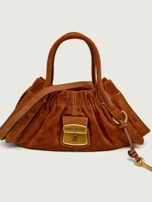 Marc Jacobs Kuferek THE SUEDE CRISTINA SMALL SATCHEL | zamsz