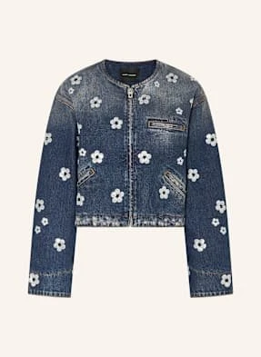 Marc Jacobs Kurtka Jeansowa Z Cekinami blau