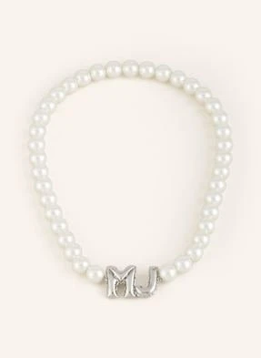 Marc Jacobs Łańcuszek The Balloon Pearl Necklace weiss