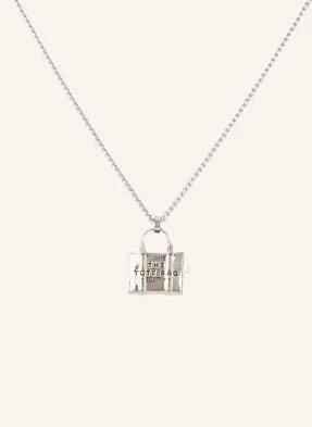 Marc Jacobs Łańcuszek The Tote Bag Necklace silber