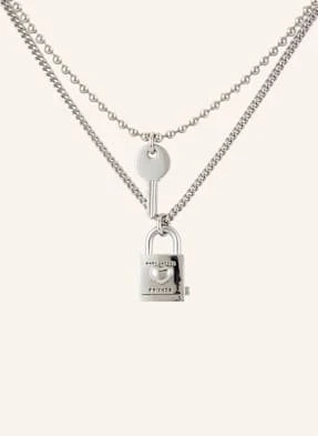 Marc Jacobs Łańcuszki Przyjaźni Friendship Padlock Necklace silber