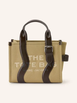 Marc Jacobs Listonoszka The Wavy Canvas Small Tote Bag braun
