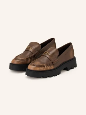 Marc Jacobs Loafersy Na Platformie The Frankie Loafer braun