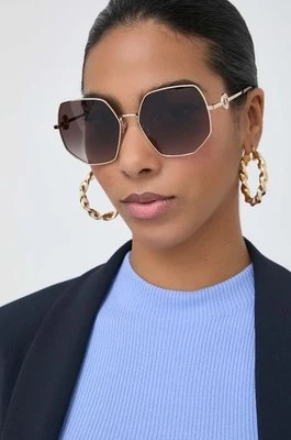 Marc Jacobs okulary przeciwsłoneczne damskie kolor brązowy MARC 730/S