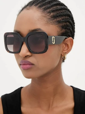Marc Jacobs okulary przeciwsłoneczne damskie kolor brązowy MARC 647/S