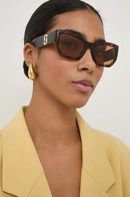 Marc Jacobs okulary przeciwsłoneczne damskie kolor brązowy MARC 723/S