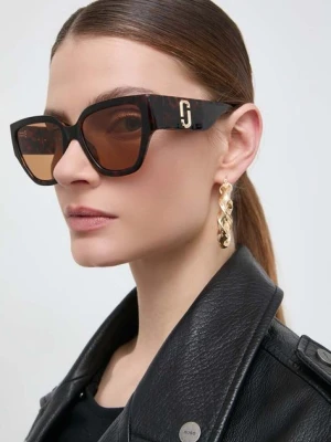 Marc Jacobs okulary przeciwsłoneczne damskie kolor brązowy MARC 724/S