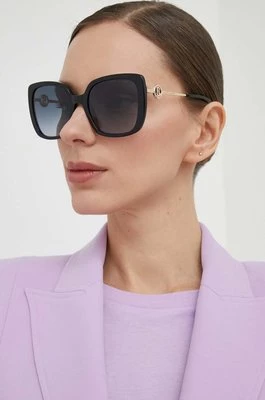 Marc Jacobs okulary przeciwsłoneczne damskie kolor czarny