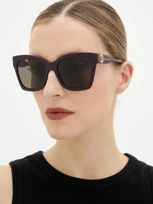 Marc Jacobs okulary przeciwsłoneczne damskie kolor fioletowy MARC 853/S