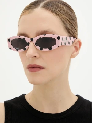 Marc Jacobs okulary przeciwsłoneczne damskie kolor różowy MARC 858/G/S