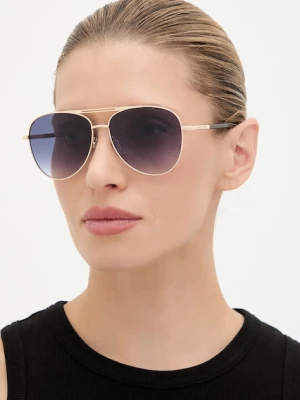 Marc Jacobs okulary przeciwsłoneczne damskie kolor złoty MARC 865/S