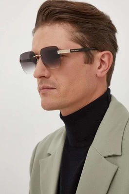 Marc Jacobs okulary przeciwsłoneczne męskie kolor czarny MARC 713/S