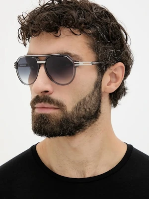Marc Jacobs okulary przeciwsłoneczne męskie kolor szary MARC 876/S