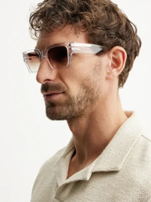 Marc Jacobs okulary przeciwsłoneczne męskie kolor transparentny MARC 787/S