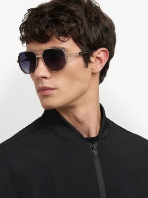 Marc Jacobs okulary przeciwsłoneczne męskie kolor złoty MARC 784/S