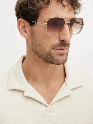 Marc Jacobs okulary przeciwsłoneczne męskie kolor złoty MARC 784/S