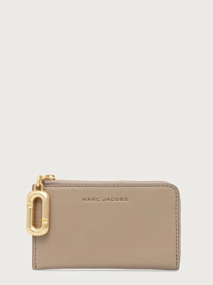 MARC JACOBS portfel damski skórzany TOP ZIP MULTI WALLET beżowy