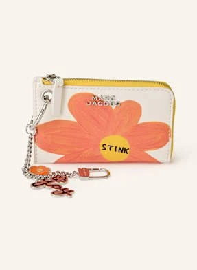 Marc Jacobs Portfel The Coin Purse Charms Flower weiss