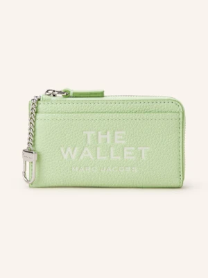 Marc Jacobs Portfel The Leather Top Zip Multi Wallet gruen
