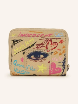 Marc Jacobs Portfel The Mini Compact Wallet beige