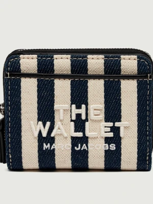 Marc Jacobs Portfel The Stripe Canvas Mini Compact