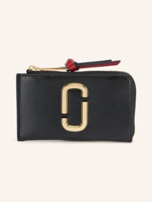 Marc Jacobs Portfel Z Skóry Saffiano The Snapshot Top Zip Multi Wallet schwarz