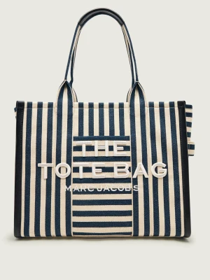 Marc Jacobs Shopperka THE LARGE TOTE | z dodatkiem lnu