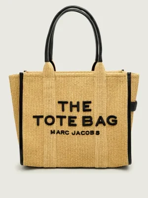 Marc Jacobs Shopperka THE LARGE TOTE | z dodatkiem skóry
