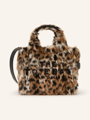 Marc Jacobs Shopperka The Small Tote Bag Z Sztucznym Futrem braun
