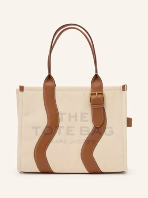 Marc Jacobs Shopperka The Wavy Canvas Large Tote Bag beige