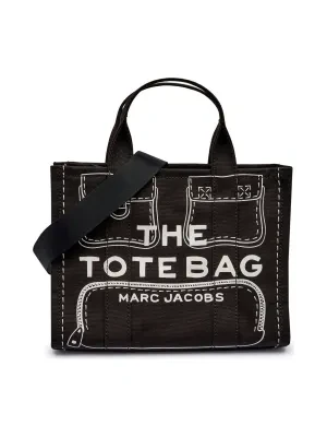 Marc Jacobs Shopperka Trompe L''Oeil Cargo Canvas Medium Tote