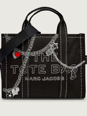 Marc Jacobs Shopperka Trompe L''Oeil Charm Tote Bag
