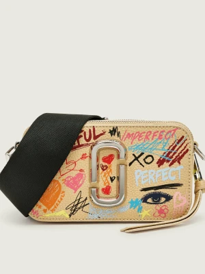Marc Jacobs Skórzana listonoszka Punk Scribble Snapshot