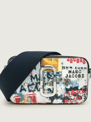 Marc Jacobs Skórzana listonoszka The Pop Americana Snapshot biały