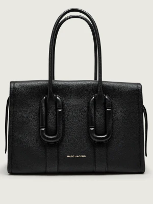 Marc Jacobs Skórzana shopperka Babe City Tote czarny