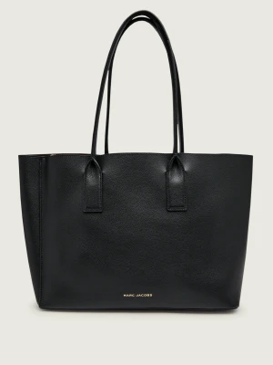 Marc Jacobs Skórzana shopperka Pop J Marc Work Tote czarny