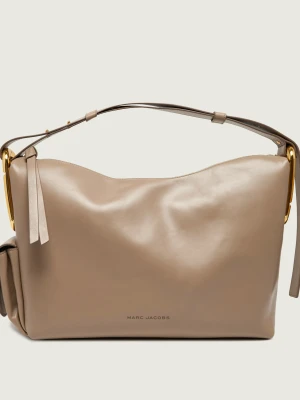 Marc Jacobs Skórzana shopperka Scene Large beżowy