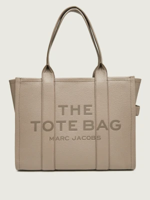 Marc Jacobs Skórzana shopperka The Large Tote szary