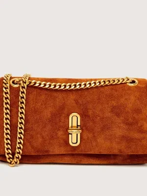 Marc Jacobs Skórzana torebka na ramię Dual Chain Mini Bag