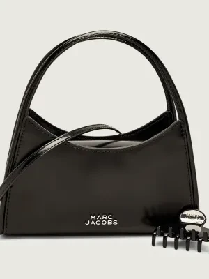 Marc Jacobs Skórzana torebka na ramię Glam Claw Clip