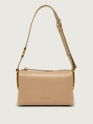 Marc Jacobs Skórzana torebka na ramię Scene Medium beżowy