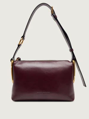 Marc Jacobs Skórzana torebka na ramię Scene Medium bordowy