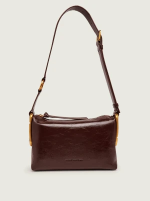 Marc Jacobs Skórzana torebka na ramię Scene Medium brązowy