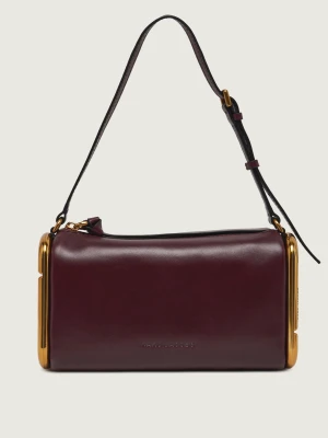 Marc Jacobs Skórzana torebka na ramię Scene Small Shoulder Bag bordowy
