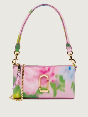 Marc Jacobs Skórzana torebka na ramię The Blurred Floral Snapshot